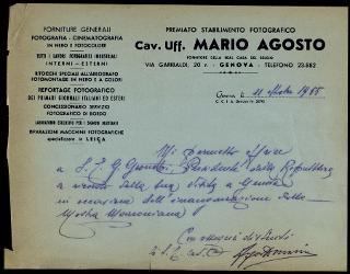 Giovanni Gronchi partecipa alla celebrazione di Guglielmo Marconi a Genova in occasione del 60° anniversario della scoperta della radiotelegrafia