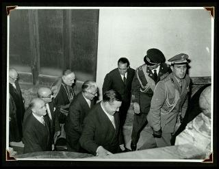 Giovanni Gronchi visita l'Università di Palermo