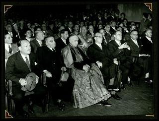 Giovanni Gronchi visita l'Università di Palermo