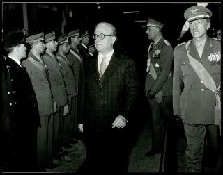 Giovanni Gronchi visita Messina