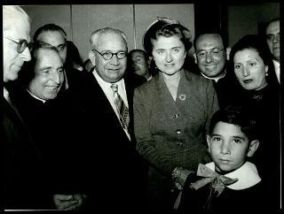 Giovanni Gronchi visita Messina