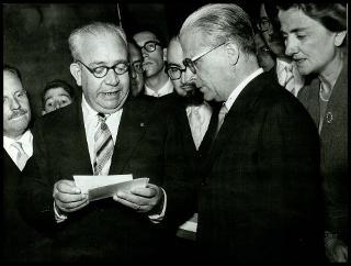 Giovanni Gronchi visita Messina