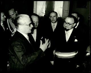 Giovanni Gronchi visita Messina