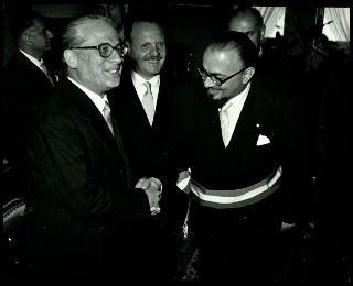 Giovanni Gronchi visita Messina