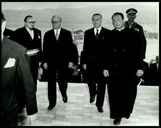 Giovanni Gronchi visita Messina
