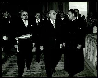 Giovanni Gronchi visita Messina