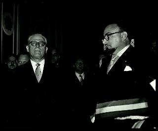 Giovanni Gronchi visita Messina