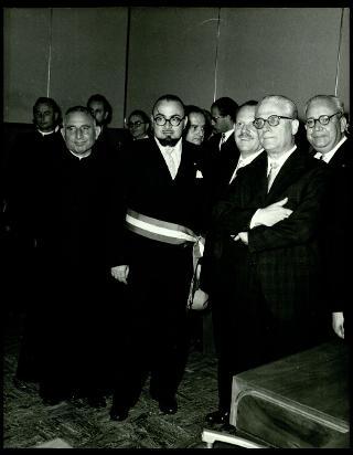 Giovanni Gronchi visita Messina
