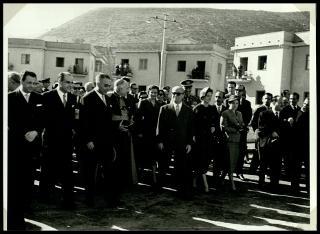 Giovanni Gronchi visita il Villaggio dell'Ospitalità Maria SS. Immacolata di Palermo