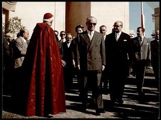 Giovanni Gronchi visita il Villaggio dell'Ospitalità Maria SS. Immacolata di Palermo