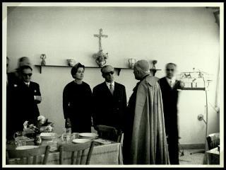 Giovanni Gronchi visita il Villaggio dell'Ospitalità Maria SS. Immacolata di Palermo