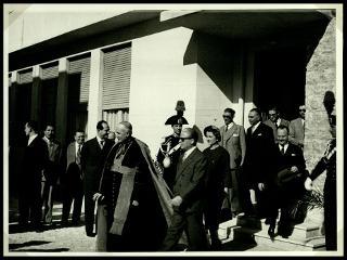 Giovanni Gronchi visita il Villaggio dell'Ospitalità Maria SS. Immacolata di Palermo