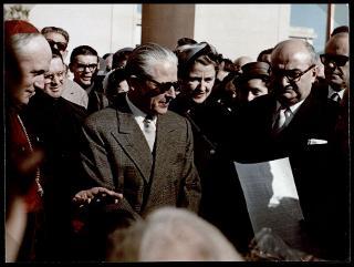 Giovanni Gronchi visita il Villaggio dell'Ospitalità Maria SS. Immacolata di Palermo