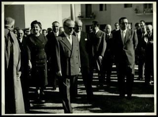 Giovanni Gronchi visita il Villaggio dell'Ospitalità Maria SS. Immacolata di Palermo