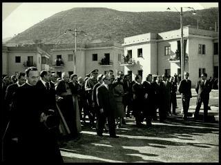 Giovanni Gronchi visita il Villaggio dell'Ospitalità Maria SS. Immacolata di Palermo