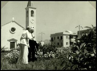 Giovanni Gronchi visita il Villaggio dell'Ospitalità Maria SS. Immacolata di Palermo