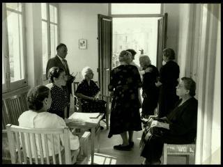 Giovanni Gronchi visita il Villaggio dell'Ospitalità Maria SS. Immacolata di Palermo
