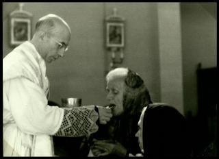 Giovanni Gronchi visita il Villaggio dell'Ospitalità Maria SS. Immacolata di Palermo