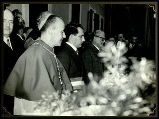 Giovanni Gronchi visita la città di Pontremoli