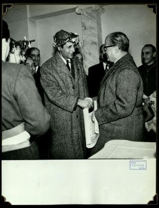 Giovanni Gronchi visita la città di Pontremoli