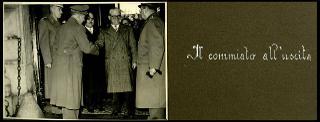Giovanni Gronchi visita l'ospedale militare principale "Sottotenente Medico Attilio Friggeri Medaglia d'oro al Valor militare" di Roma (Ospedale del Celio)