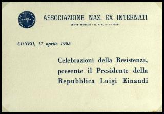 Testimonianze dell'Associazione nazionale ex internati raccolte nel decennale della Liberazione