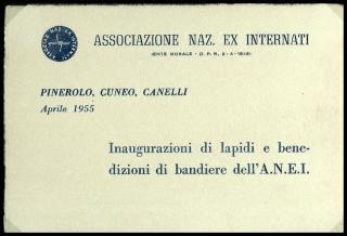 Testimonianze dell'Associazione nazionale ex internati raccolte nel decennale della Liberazione