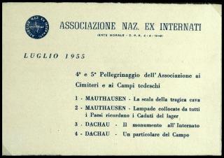 Testimonianze dell'Associazione nazionale ex internati raccolte nel decennale della Liberazione