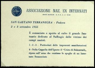 Testimonianze dell'Associazione nazionale ex internati raccolte nel decennale della Liberazione