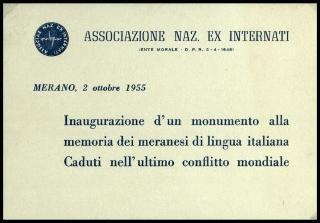 Testimonianze dell'Associazione nazionale ex internati raccolte nel decennale della Liberazione
