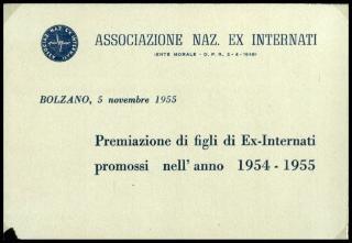 Testimonianze dell'Associazione nazionale ex internati raccolte nel decennale della Liberazione