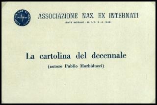 Testimonianze dell'Associazione nazionale ex internati raccolte nel decennale della Liberazione