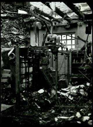 Testimonianze delle officine grafiche Trevisan di Castelfranco Veneto con la documentazione della distruzione a causa di un incendio il 9 gennaio 1956 fino alla ripresa dell'attività nel gennaio 1957