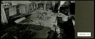 Testimonianze delle officine grafiche Trevisan di Castelfranco Veneto con la documentazione della distruzione a causa di un incendio il 9 gennaio 1956 fino alla ripresa dell'attività nel gennaio 1957