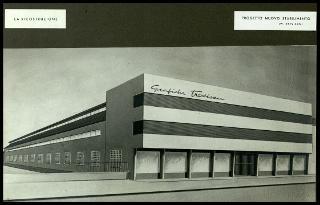 Testimonianze delle officine grafiche Trevisan di Castelfranco Veneto con la documentazione della distruzione a causa di un incendio il 9 gennaio 1956 fino alla ripresa dell'attività nel gennaio 1957