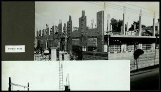 Testimonianze delle officine grafiche Trevisan di Castelfranco Veneto con la documentazione della distruzione a causa di un incendio il 9 gennaio 1956 fino alla ripresa dell'attività nel gennaio 1957