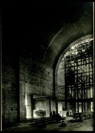 Costruzione del tempio dedicato ai caduti e dispersi in Russia a Cargnacco nel 1956 su progetto dell'architetto Giacomo Della Mea di Udine