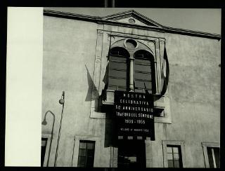 Giovanni Gronchi partecipa alla celebrazione del Cinquantenario del traforo del Sempione (1906-1956)