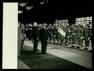 Giovanni Gronchi partecipa alla celebrazione del Cinquantenario del traforo del Sempione (1906-1956)