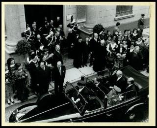Giovanni Gronchi partecipa alla celebrazione del Cinquantenario del traforo del Sempione (1906-1956)