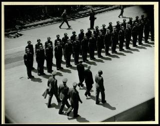 Giovanni Gronchi partecipa alla celebrazione del Cinquantenario del traforo del Sempione (1906-1956)