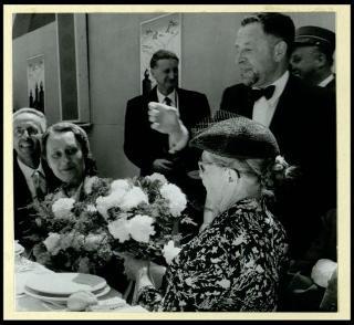 Giovanni Gronchi partecipa alla celebrazione del Cinquantenario del traforo del Sempione (1906-1956)