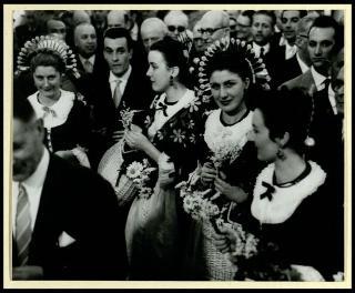 Giovanni Gronchi partecipa alla celebrazione del Cinquantenario del traforo del Sempione (1906-1956)