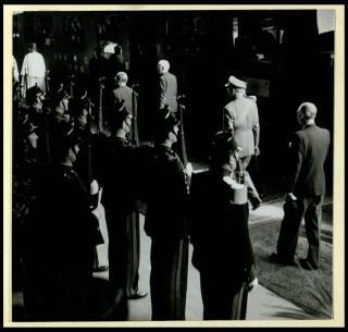 Giovanni Gronchi partecipa alla celebrazione del Cinquantenario del traforo del Sempione (1906-1956)