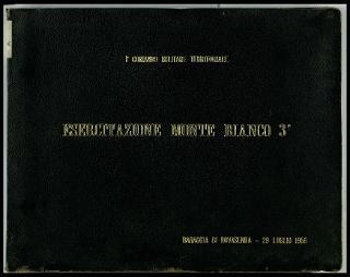 Giovanni Gronchi assiste all'esercitazione militare "Monte Bianco terzo" a Baraggia di Rovasenda il 29 luglio 1956