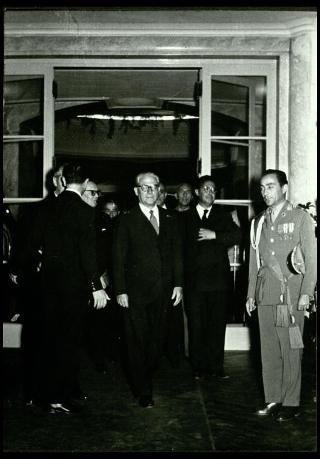 Giovanni Gronchi visita Merano