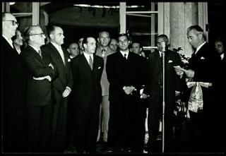 Giovanni Gronchi visita Merano