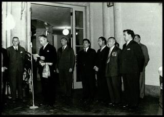 Giovanni Gronchi visita Merano