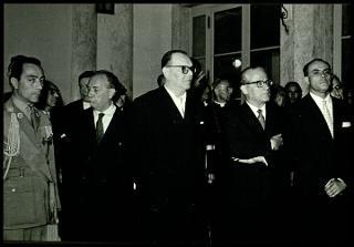 Giovanni Gronchi visita Merano