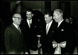Giovanni Gronchi visita Merano